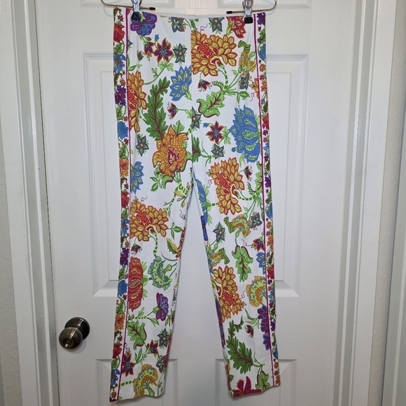 Truth Floral Pink Trim Pants Small - Picture 1 of 8
